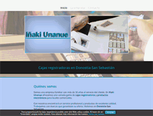Tablet Screenshot of inakiunanue.com